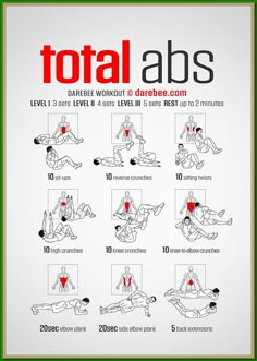 (paid link) Best Abs Workout Routiness For Men: Must-Do Ab Exercises Darebee Workout, Total Ab Workout, Total Abs, Ab Workout Plan, Sixpack Workout, Gym Antrenmanları, Six Pack Abs Workout, Ab Workout Men