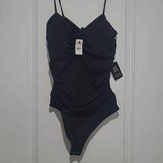 Nwt Express Black Bodysuit. Ruched With Sweetheart Neckline. Black Bodysuit, Sweetheart Neckline, Womens Tops, Fast Delivery, Full Service, Women Shopping, Black, Color