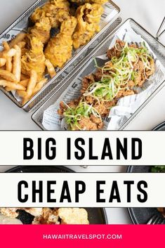 the big island cheap eats in hawaii are great for families to enjoy and eat on vacation