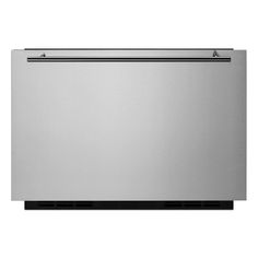 a stainless steel dishwasher on a white background