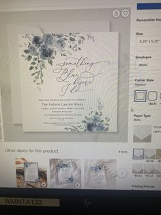 Something Blue, Shower Ideas, Printing Process, Bridal Shower, Envelope, Shower, Celebrities