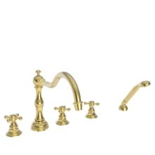 deck mounted tub faucets | Build.com Linen Cabinets, Roman Tub Faucets, Newport Brass, Bathroom Linen Cabinet, Roman Tub, Pot Filler Faucet, Farmhouse Apron Sink, Bathroom Towel Bar