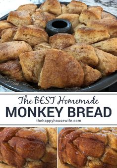 the best homemade monkey bread recipe is so easy to make and tastes just as good as it looks