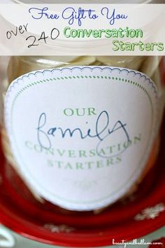 a mason jar filled with personalized gifts for the couple's first anniversary party