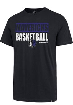 Show off your team pride in this Dallas Mavericks Navy Blue Sport Drop Rival Short Sleeve T Shirt! This Dallas Short Sleeve Tee features a screen print team graphic on center chest. Make sure everyone knows you root for the Mavericks with this Navy Blue Dallas T Shirt. Win Mavericks!! Crew neck, Comfortable cotton fabric, Tagless, Machine washable, Tumble dry on low heat, Unisex, Fit: True to Size, 100% Cotton Jersey, Machine Washable, 4 Affordable Sports T-shirt With Logo, Moisture-wicking Cotton T-shirt, Moisture-wicking Cotton Shirt For Sports Events, Moisture-wicking Cotton Sports Shirt, Blue Cotton Moisture-wicking Shirt, Blue Cotton Tops For Sports Events, Team Sport Shirt Design, Jersey Basket, Basketball Shirt Designs