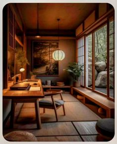 Bedroom Design Architecture, Japan Interior Design Bedroom, Zen Japanese Interior, Japan Scandinavian Interior Design, Dark Japanese Interior, Modern Orientalism Interior, Wood Room Ideas, Japan Scandinavian Interior, Japanese Interior Design Traditional