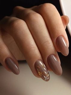 Brown Nail, Romantic Nails, Fall Gel Nails, Beige Nails, Her Nails, Cute Gel Nails, Brown Nails, Dipped Nails