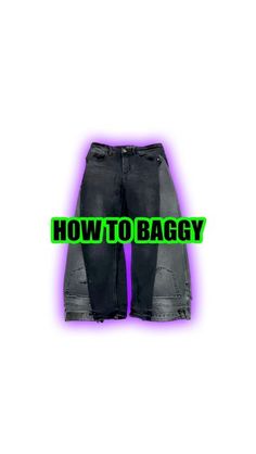 How To Make Jeans Baggier, How To Make Baggy Pants, How To Make Jeans Baggy, Custom Baggy Jeans, How To Make Baggy Jeans, How To Make Pants, Diy Baggy Jeans, Diy Clothes Ideas, Jeans Pattern Sewing