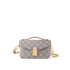 LOUIS VUITTON® - Pochette Métis East West - Grey Crossbody Louis Vuitton, Louis Vuitton Gifts, Louis Vuitton Pochette Metis, Handbag Essentials, Louis Vuitton Crossbody, Pochette Metis, Trunk Bag, Latest Bags, Louis Vuitton Pochette