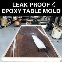 Fabrication Table, Diy Resin Projects, Epoxy Table