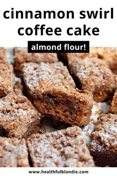 You'll love this healthy almond flour coffee cake recipe with a cinnamon swirl in the middle and a buttery, melt-in-your-mouth streusel on top! This cinnamon swirl coffee cake is the best gluten free breakfast, snack, or healthy dessert. Ready to take control of your health? Dive into practical tips and insightful guidance on living a balanced, vibrant life. Click now to start your wellness journey! Almond Flour Coffee Cake, Best Gluten Free Breakfast, Cinnamon Swirl Coffee Cake, Healthy Coffee Cake, Gluten Free Coffee Cake, Gluten Free Coffee, Coffee Cake Recipe, Food Hub, Healthy Coffee