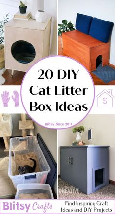 cat litter box ideas that are easy to make