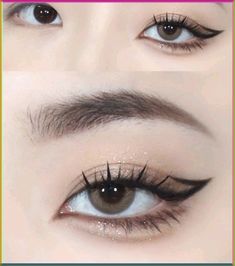 Easy eyeliner tips to flatter your eye shape, straight from celebrity makeup artists. Wide selection of eyeliner looks including eyeliner tips for monolids, techniques for hooded lids, eyeliner makeup for round eyes, almond eyes, and more. From pencil to gel or liquid eye makeup, find a collection of eyeliner hacks that are easy to apply. #MakeupArtists #BeautyMakeUp #Eyeliner #EyeMakeUp #FaceMakeup #MakeupHacks #MakeupEyeliner #EyeMakeupTips #EasyBambiEyeliner #MakeUpTutorial Triple Eyelid Makeup, School Eyeshadow Looks, Eye Makeup Hacks, Makeup For Round Eyes, Eye Makeup Trends, Monolid Eye Makeup, Almond Eye Makeup, Monolid Makeup, Cute Eye Makeup