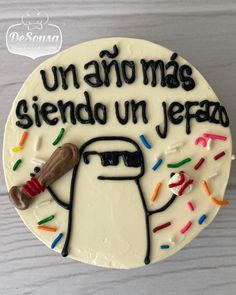 a birthday cake with an image of a man holding a baseball bat