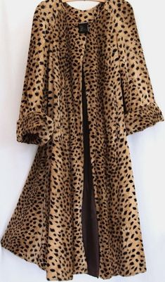 Biba Fashion, Barbara Hulanicki, Leopard Coat, Fake Fur