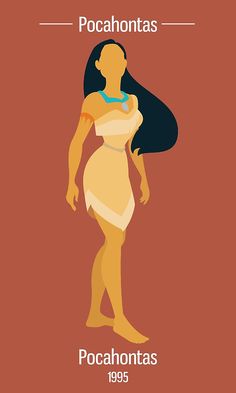 an image of pocahontas from the movie pocahontass