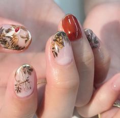 alexkaty01 ✨ nature nail designs Mani Pedi, Beauty Nails, Beautiful Nails, Makeup Nails, Fun Nails, Nails Inspiration