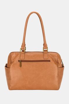 David Jones Zipper PU Leather Handbag – FITGGINS Classic Satchel With Zipper Closure For On-the-go, Brown Office Shoulder Bag With Zipper Pocket, Brown Bag With Zipper Pocket For Office, Brown Office Bag With Zipper Pocket, Brown Satchel With Zipper For Everyday Use, Brown Top Handle Bag With Zipper Pocket, Versatile Business Satchel With Zipper Closure, Versatile Office Bag With Zipper Closure, Brown Top Handle Satchel With Zipper Pocket