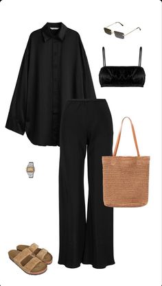 Mode Hijabi, Corporate Outfits, Populaire Outfits, Everyday Fashion Outfits, Black Outfits, Neue Outfits, Black Clothing, Looks Street Style