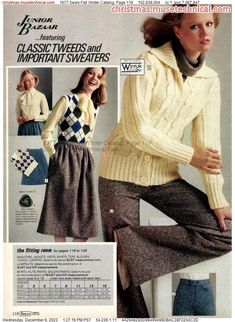 1977 Sears Fall Winter Catalog, Page 118 - Catalogs & Wishbooks French Style Outfits, Only Jumpsuit, Minimalist Fashion Outfits, Old School Fashion