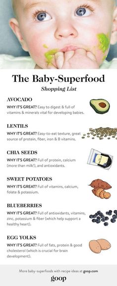 the baby - superfood info sheet