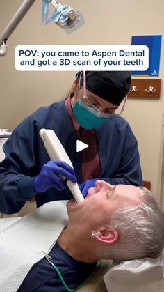 2.7M views · 18K reactions | Smile. | At Aspen Dental, we are dedicated to using the most up to date technology for patient comfort and comprehensive care! | By Aspen Dental | Facebook Dental Hacks, Aspen Dental, Up To Date, Aspen, Dessert, Technology, Money