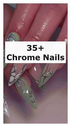 Discover 30+ Chrome Nails You Need to Try This Year! Elevate your style with stunning crome nails and intricate chrome nails designs. From white chrome nails to blue chrome nails, these looks are perfect for any season. Embrace chrome summer nails and achieve a sleek chrome manicure that stands out. These summer chrome nails will keep you looking chic and trendy all year long. Light Blue Chrome