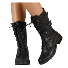 PRICES MAY VARY. 7-15 𝐃𝐀𝐘 𝐃𝐄𝐋𝐈𝐕𝐄𝐑𝐘【Materials】womens ankle boots are hand crafted using the best quality materials that hug your feet to provide superior heel and toe all-day comfort. Walking women, Breathable cool, keep feet dry, deodorant, elastic thick soles provide strong cushioning and support, great traction and grip. Care for your feet 7-15 𝐃𝐀𝐘 𝐃𝐄𝐋𝐈𝐕𝐄𝐑𝐘【Special Design】This shoe has a wear-resistant sole that keeps you stylish while keeping it safe. Adding a classic de Boots For Women Winter, Women Winter Shoes, Women's Combat Boots, Flat Shoes Men, Heel Stretch, Pockets Fashion, Womens Combat Boots, Motorcycle Riding, How To Stretch Boots