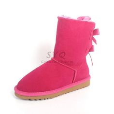 Genuine & Kriskine Lacey Fur Mama Bear Boots - BABY VIBES & CO. Trendy Pink Mid-calf Boots For Winter, Trendy Pink Mid-calf Winter Boots, Casual Pink Mid-calf Boots With Round Toe, Cute Pink Boots For Fall, Bear Boots, Chic Boots, Fur Mama, Butterfly Knot, Winter Chic