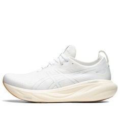 ASICS Gel Nimbus 25 'White Silver' 1011B547-102 Asics Gel Nimbus 25, Fashion Performance, Asics Gel, Stylish Sneakers, White Silver, Perfect Pair, Your Perfect, Sneakers, Silver