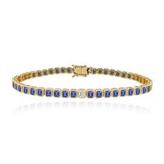 Solitaire Diamond Gemstone Bezel Tennis Bracelet MATERIALS Available in 14k Yellow Gold, 14k Rose Gold, and 14k White Gold. Available in different shapes. DETAILS Cts: 0.35ct each diamond and gemstone. 12.25ct totalLengths: 6.5", 6.75", 7", and 7.5" (*Other lengths available upon request) *If in stock please allow 3-5 days for delivery. If back-ordered, please allow 4-6 weeks for delivery. Rush options may be available, please contact hello@alevjewelry.com Emerald Tennis Bracelet, Bracelet Materials, Necklace Length Guide, Bracelet Size Chart, Solitaire Diamond, Virtual Fashion, 7 And 7, Tennis Bracelet, Diamond Gemstone