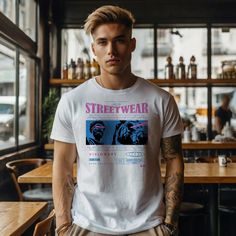 This streetwear piece combines a striking design with a modern touch that will make you stand out on any casual occasion. Perfect for those looking for a bold and confident look, this t-shirt will accompany you while projecting your unique and futuristic style. Material: 100% cotton Note: Sizes are unisex. We recommend ordering your usual size for a more fitted look or a larger size for a more relaxed fit. * Traceability: - Weaving--India, South Korea - Dyeing--El Salvador, California - Manufacturing--Nicaragua, Mexico, Honduras, or the US * Contains 0% recycled polyester * Contains 0% dangerous substances Futuristic Style, Tee Shirt Homme, Look Plus, T Shirt For Men, Honduras, South Korea, Gender Neutral, Bathing Beauties, Adult Outfits