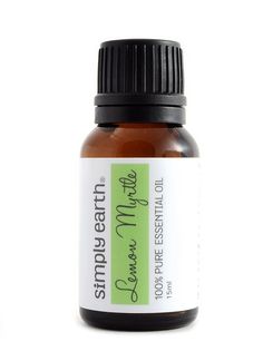 Lemon Myrtle Essential Oil by Simply Earth - 15 ml, 100% Pure Therapeutic Grade * Check out this great image  : lemon essential oil Peppermint Foot Scrub, Lemon Myrtle Essential Oil, Myrtle Essential Oil, Simply Earth, Ginger Essential Oil, Ginger Oil, Steam Distillation, Aromatherapy Gifts