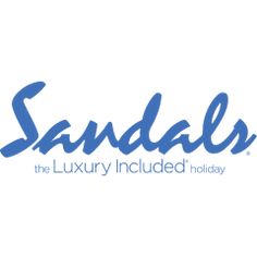 the logo for sandal's luxury included holiday