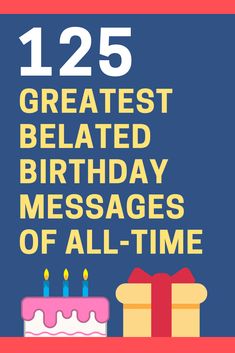 a birthday card with the words, 100 greatest 50th birthday messages of all - time