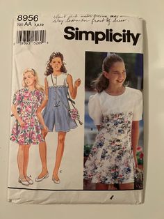 1994 teen Simplicity pattern. Used, all pieces included 90s Teen, Jumpsuit Pattern, Lexington Ky, Teen Clothing, Simplicity Patterns, Outfits For Teens, Clothing Patterns, Labour Day, Art Collection