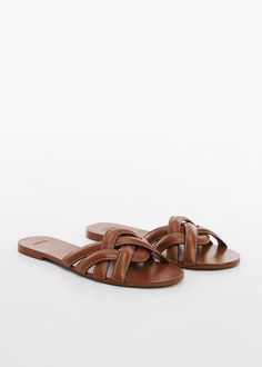 Leather straps sandals - Woman | MANGO USA Brown Leather Sandals With Braided Straps, Leather Sandals With Braided Straps, Flat Leather Sandals With Braided Straps, Leather Sandals With Braided Straps And Open Toe, Leather Open Toe Sandals With Braided Straps, Leather Sandals With Braided Straps And Open Heel, Leather Sandals With Braided Straps And Single Toe Strap, Elegant Leather Sandals With Braided Straps, Straps Sandals