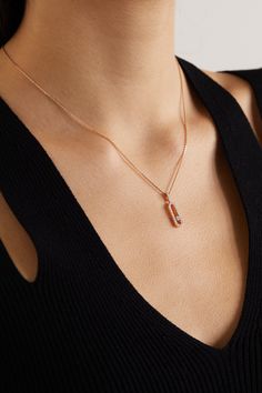 This large iteration of Messika's 'Move Uno' necklace is cast from 18-karat rose gold with a warm glow. The brand's signature floating diamond is surrounded by daintier stones that scatter light in every direction. Adjust the lobster clasp to find your perfect drop. Rose Gold Jewelry With Baguette Diamonds, Timeless Rose Gold Jewelry With Baguette Diamonds, Modern Rose Gold Diamond Necklace As Gift, Modern Rose Gold Diamond Necklace For Gift, Modern Rose Gold Diamond Necklace Gift, Elegant Rose Gold Necklace With Baguette Diamonds, Refined Rose Gold Diamond Necklaces, Modern Rose Gold Diamond Necklace With Accents, Modern Rose Gold Diamond Necklace For Anniversary