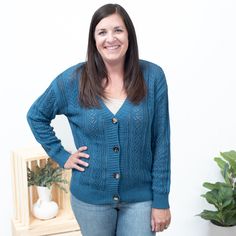 Stay stylishly cozy with the Always Enough Open Knit Drop Shoulder Cardigan. This effortlessly chic sweater features a slouchy drop shoulder silhouette and versatile buttons for easy layering. Soft and cozy, it's perfect for any occasion. Fabric: 60% Cotton, 40% Acrylic MEET THE MODEL - Kelly: Tops: SmallBust: 32DDBottoms: size 6 Height: 5’6”Weight: 135 lbs. Kelly loves to fall asleep on the couch while watching movies when she is not hustling for Elizabeth Kelly. One thing in her wardrobe that Shoulder Cardigan, 135 Lbs, Drop Shoulder Cardigan, Chic Sweater, Watching Movies, Chic Sweaters, Blue Springs, Fall Asleep, Open Knit