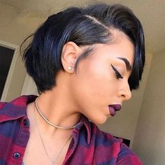 Kort Pixie, Remy Hair Wigs, Brazilian Remy Hair, Pixie Cut Wig, Short Bob Haircuts, 짧은 머리, Short Haircut, Trending Hairstyles, Bob Wig