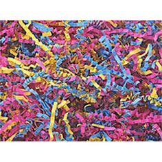 an abstract image of multicolored confetti