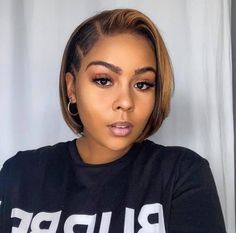 2023 A Line Bob, Short Middle Part Bob, Short Bob Cuts For Black Women, Perm Cut, Natural Hair Bob Cut, Natural Hair Bob, Pixie Wigs, Natural Hair Haircuts, Black Hair Short Cuts