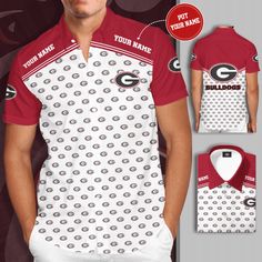 Personalized Georgia Bulldogs Football Team All Over Print 3D Hawaiian Shirt-White Barkingtees Fashion available in T-shirt, hoodie, tank top, longsleeve, multi color and size S M L XL XXL 3XL 4XL 5XL. Shipping from the US. Easy 30 day return policy - Shop now! 6.1-ounce, 100% cotton .Double-needle neck, sleeves and hem; Roomy Unisex Fit. Ash is 99% cotton, 1% poly; Sport Grey is 90% cotton, 10% poly; Dark Heather is 50% cotton, 50% polyester .Decoration type: Digital Print. Made by Gildan Buccaneers Logo, Tampa Bay Buccaneers Logo, Aloha Beaches Shirt, White Hawaiian Shirt, Georgia Bulldogs Football, Hawaiian Summer, Bulldogs Football, Aloha Beaches, Short Sleeve Dress Shirt