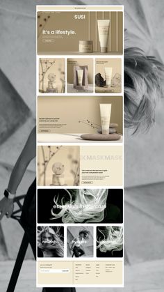 Website Design for eCommerce Shopify store specialising in haircare products Service Website Design, Best Shopify Themes, Service Website, Ecommerce Website Template