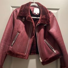 Perfect Condition, Looks New Burgundy Jacket, Anthropologie Jacket, Wine Colored, Anthropologie, Winter Jackets, Jackets & Coats, Jackets For Women, Wine, Red