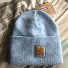 New Stock Carhartt Hat Cap Beanie Blue Outdoor Beanie Hat, Outdoor Blue Beanie Hat, Blue Winter Snapback Hat, Carhartt Headband, Womens Carhartt Beanie, Carhart Beanie, Black Carhartt Beanie, Small Beanie, Carhartt Hat