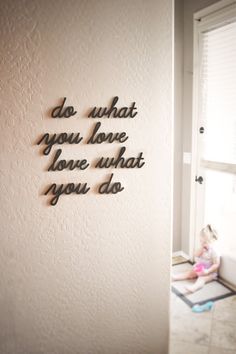 With our precise laser cut wooden wall lettering, your space can be transformed with your own personal touch. That quote that inspires you daily, the vows you and your significant other exchanged, your favorite song lyrics, poem, phrase, or saying...we can make all of this into beautiful decor for your home! We offer three different sizes for the custom black wall lettering, and 6 different fonts. Our pricing is based on the size you choose, and the number of letters you choose for your custom d Letter On Wall Decor, Wood Words On Wall, Wooden Letter Wall Decor, Inspirational Quotes For Home Decor, 3d Words On Wall, Words On Wall Decor, Wall Decor Quotes Bedroom, Wall Decor Quotes Inspirational, Photo Wall For Bedroom