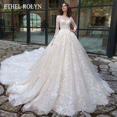 Wedding Gown Simple Elegant, Wedding Gown Simple, Wedding Dresses 2020, Pink Wedding Dresses, Red Wedding Dresses, Embroidered Wedding, Ivory Wedding Dress, Bride Gowns