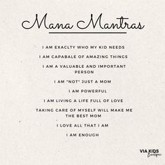 Mama Mantras 
Mom
Mother
Mom Manifestation 
Ma
Mama Routine Quotes, Start Quotes, Mommy Inspiration, Pregnancy Affirmations, Fantastic Quotes, Morning Mantra, Mommy Quotes, Positive Mantras