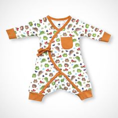 Organic Pima Cotton Baby Gifts Gender Neutral Outfit, Baby Kimono, Easy Wrap, Color Making, Gentle Touch, Genetically Modified, Kimono Style, Neutral Outfit, Soft And Gentle